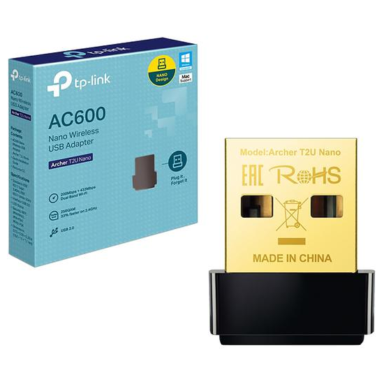Adaptador Wireless TP-Link Archer T2U Nano AC600 433MBPS foto 1