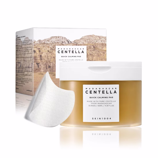 Almofada Tônica SKIN1004 Madagascar Centella Quick Calming 70 Pads 130ml