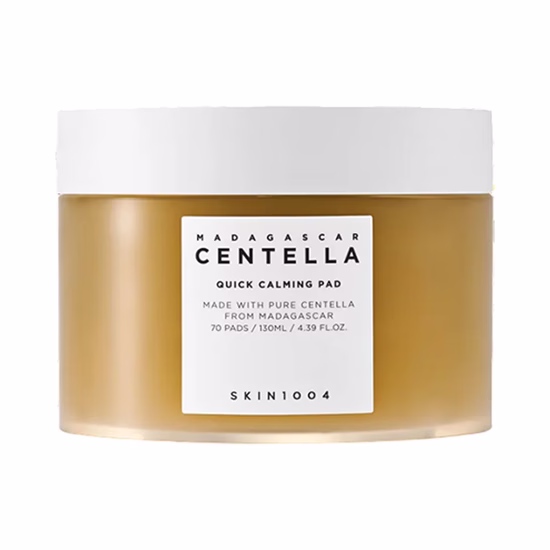 Almofada Tônica SKIN1004 Madagascar Centella Quick Calming 70 Pads 130ml foto 1