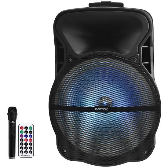 Caixa de Som Mox MO-S1501 SD / USB / Bluetooth / Karaokê