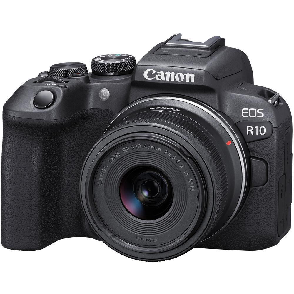 Câmera Digital Canon EOS R10 24.2MP 3.0" Lente RF-S 18-45MM IS STM