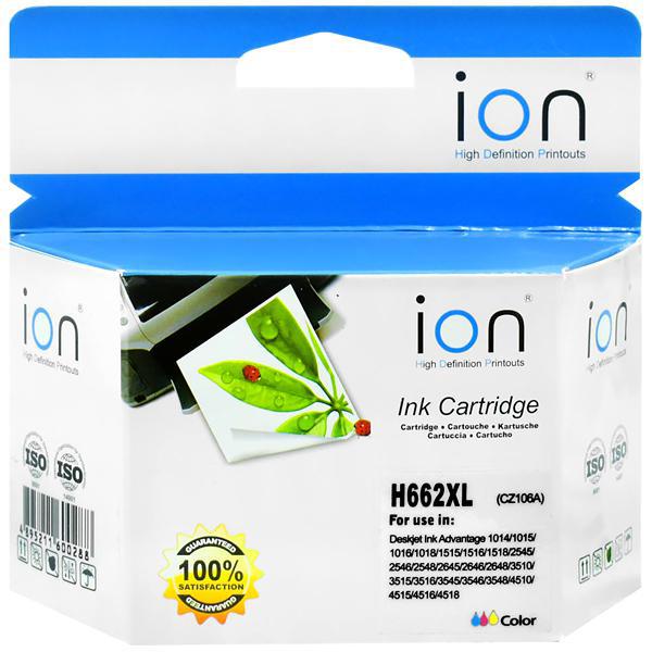 Cartucho de Tinta Ion H662XL CZ106A Colorido