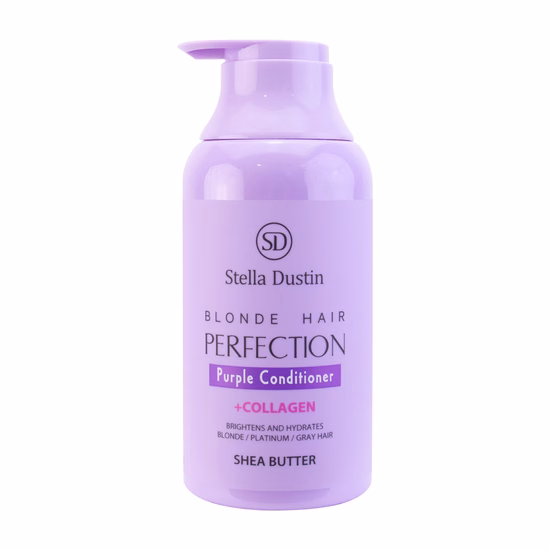 Condicionador Stella Dustin Blonde Hair Perfection Purple 500ml foto 1