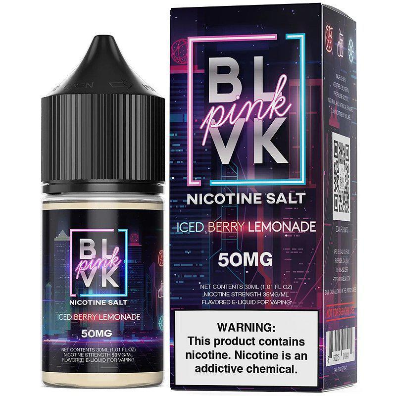 Essência para Vaper BLVK Pink Salt Iced Berry Lemonade 30ML foto 1