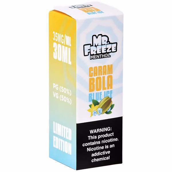 Essência para Vaper MR. Freeze Salt Carambola Blue Ice 30ML foto 1