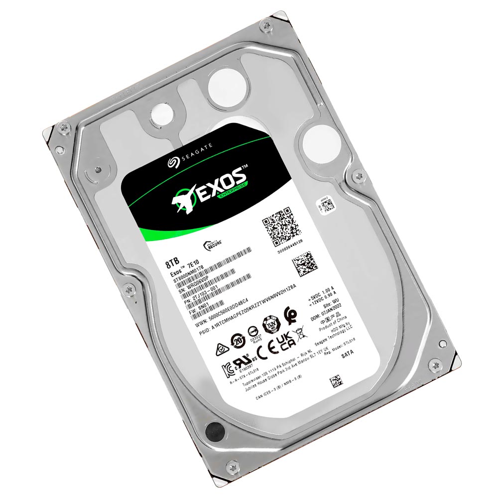 HD Seagate Exos 7E10 Enterprise ST8000NM017B 8TB 3.5" 7200RPM 256MB foto 1