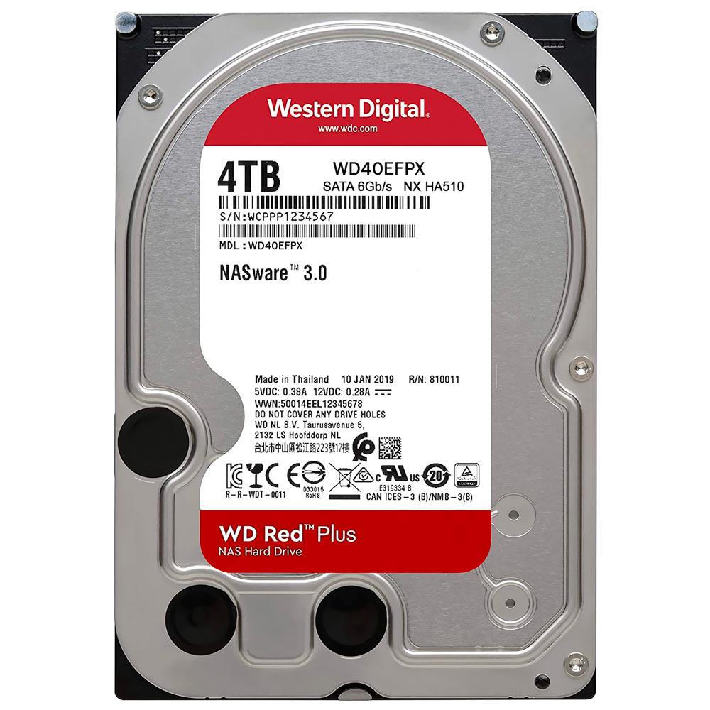 HD Western Digital Red Plus NAS WD40EFPX 4TB 3.5" 5400RPM 256MB