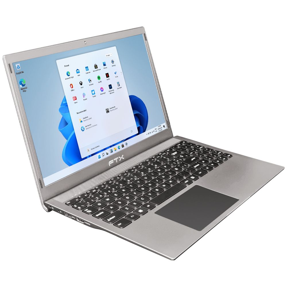 Notebook FTX 15N-NB11L1LA Intel Celeron 1.1GHz / Memória 4GB / eMMC 128GB / 15.6" / Windows 11 foto 2
