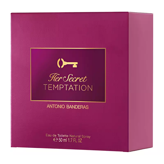 Perfume Antonio Banderas Her Secret Temptation Eau de Toilette Feminino 50ML foto 1