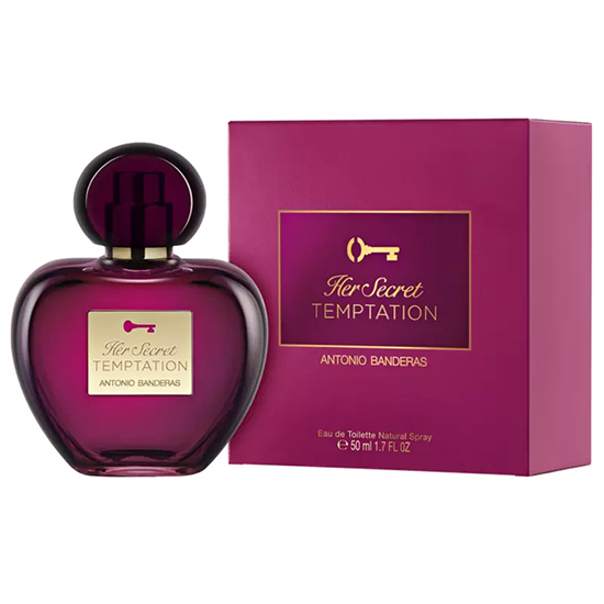 Perfume Antonio Banderas Her Secret Temptation Eau de Toilette Feminino 50ML foto 2
