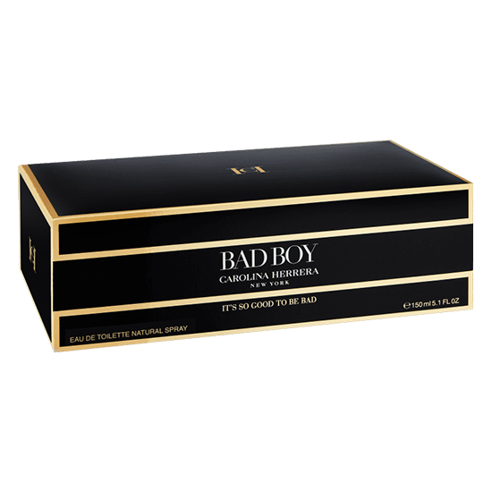 Perfume Carolina Hererra Bad Boy Eau de Toilette Masculino 150ML foto 1