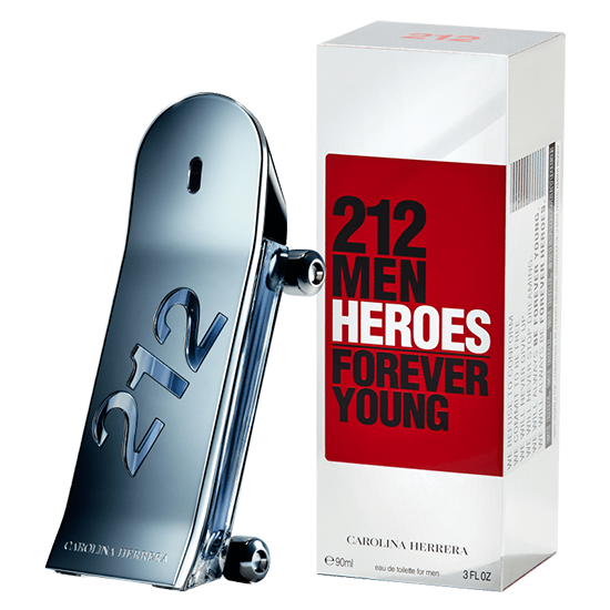 Perfume Carolina Herrera 212 Men Heroes Forever Young Eau de Toilette Masculino 90ML foto 2
