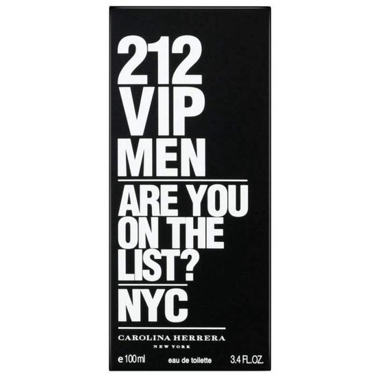 Perfume Carolina Herrera 212 Vip Eau de Toilette Masculino 100ML foto 1