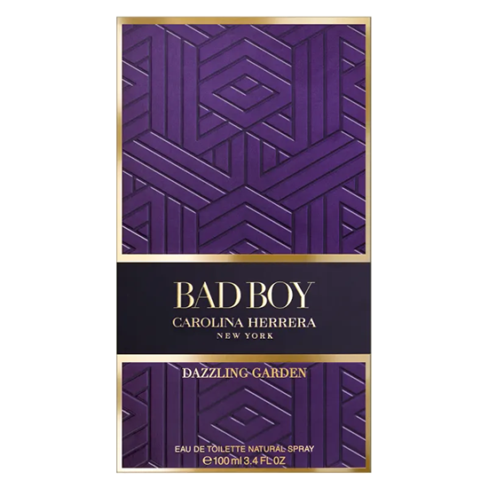 Perfume Carolina Herrera Bad Boy Dazzling Garden Eau de Toilette Masculino 100ML foto 1