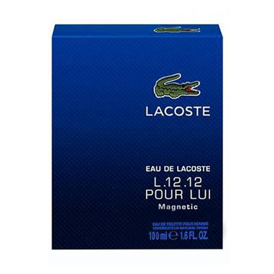 Perfume Lacoste L.12.12 Pour Lui Magnetic Eau de Toilette Masculino 100ML foto 1