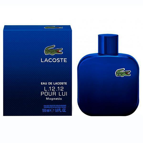 Perfume Lacoste L.12.12 Pour Lui Magnetic Eau de Toilette Masculino 100ML foto 2