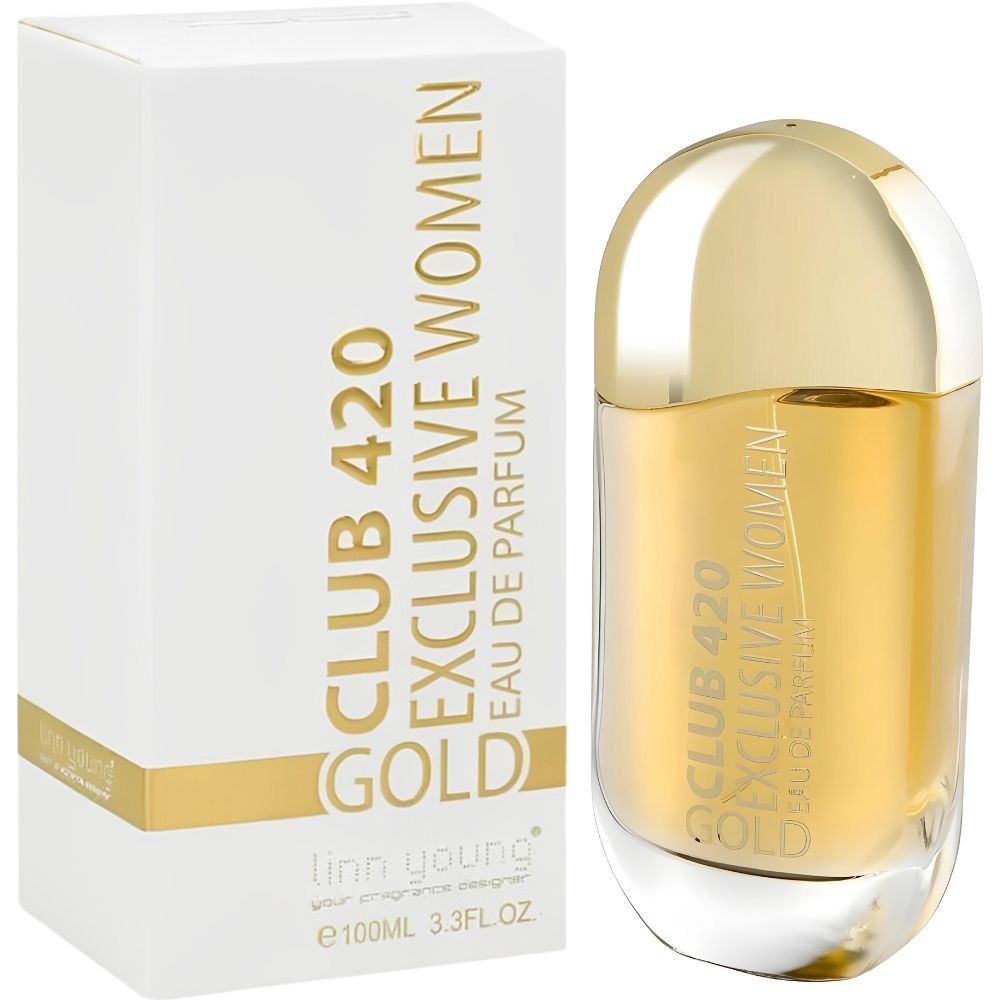 Perfume Linn Young Club 420 Gold Eau de Parfum Feminino 100ML foto 2