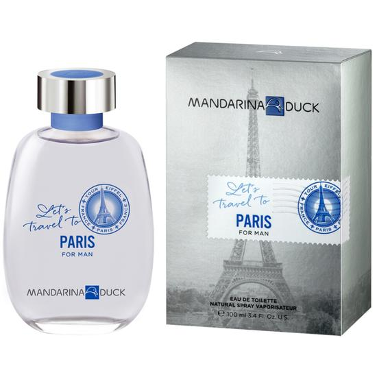 Perfume Mandarina Duck Let's Travel To Paris For Man Eau de Toilette Masculino 100ML foto 1