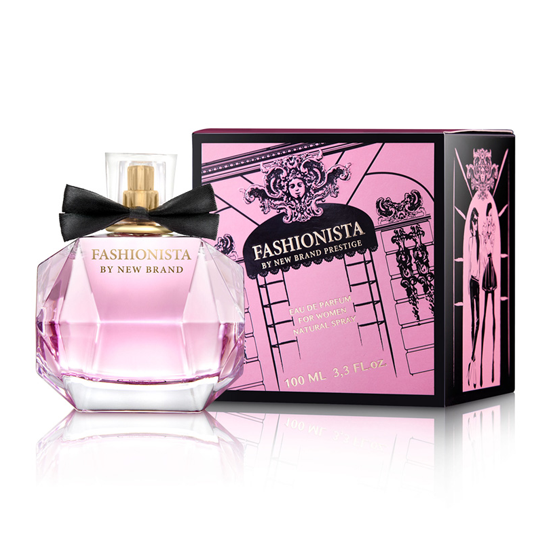 Perfume New Brand Prestige Fashionista Eau de Parfum Feminino 100ML foto 1