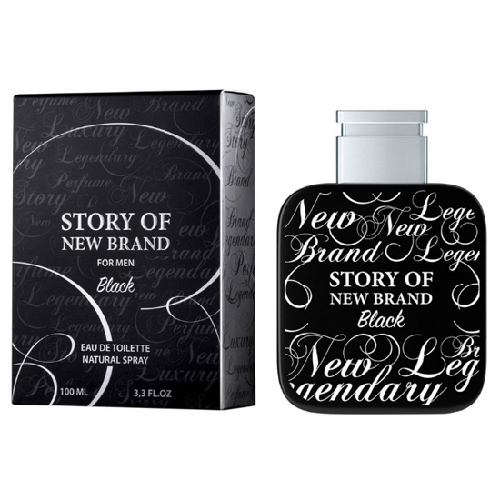 Perfume New Brand Story Of New Brand Black Eau de Toilette Masculino 100ML foto 2