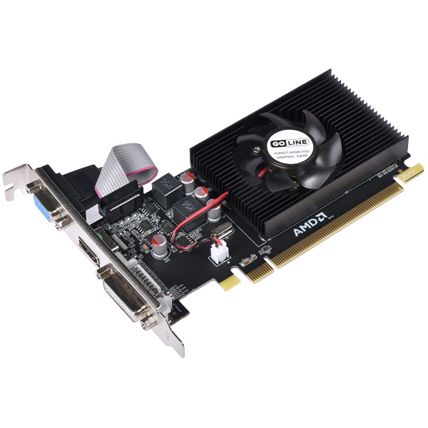 Placa de Vídeo GoLine Radeon R5-230 2GB DDR3 PCI-Express foto 1
