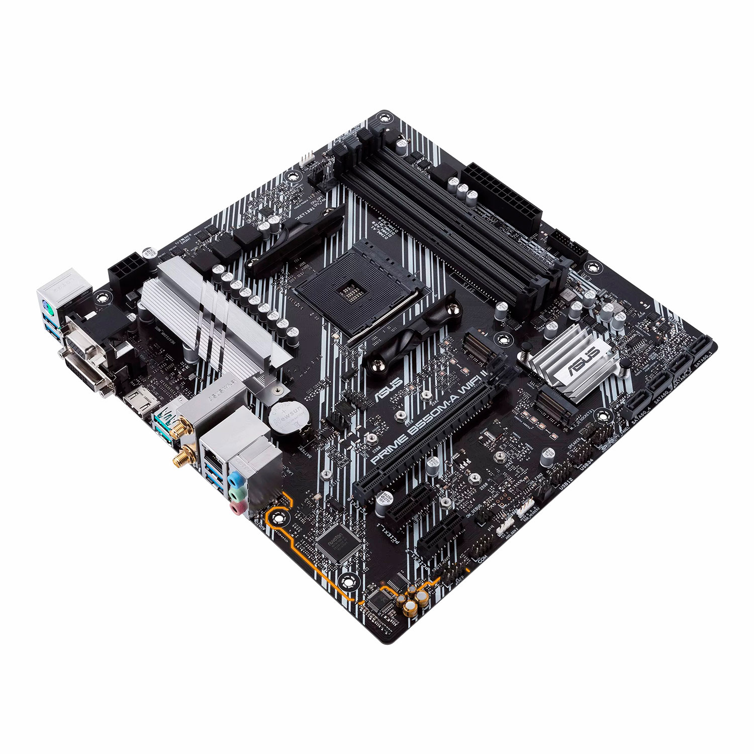 Placa Mãe Asus Prime B550M-A Wi-Fi II AMD Soquete AM4 foto 2