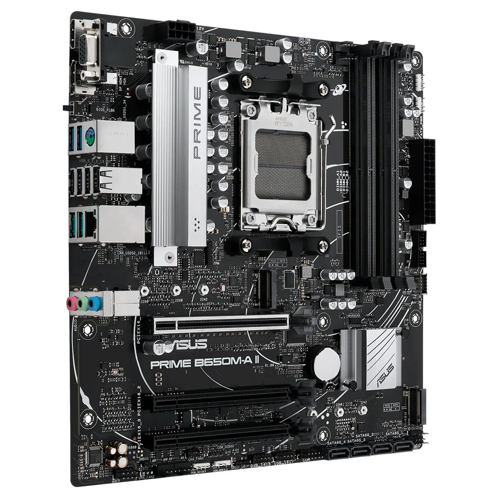 Placa Mãe Asus Prime B650M-A II AMD Soquete AM5 foto 1