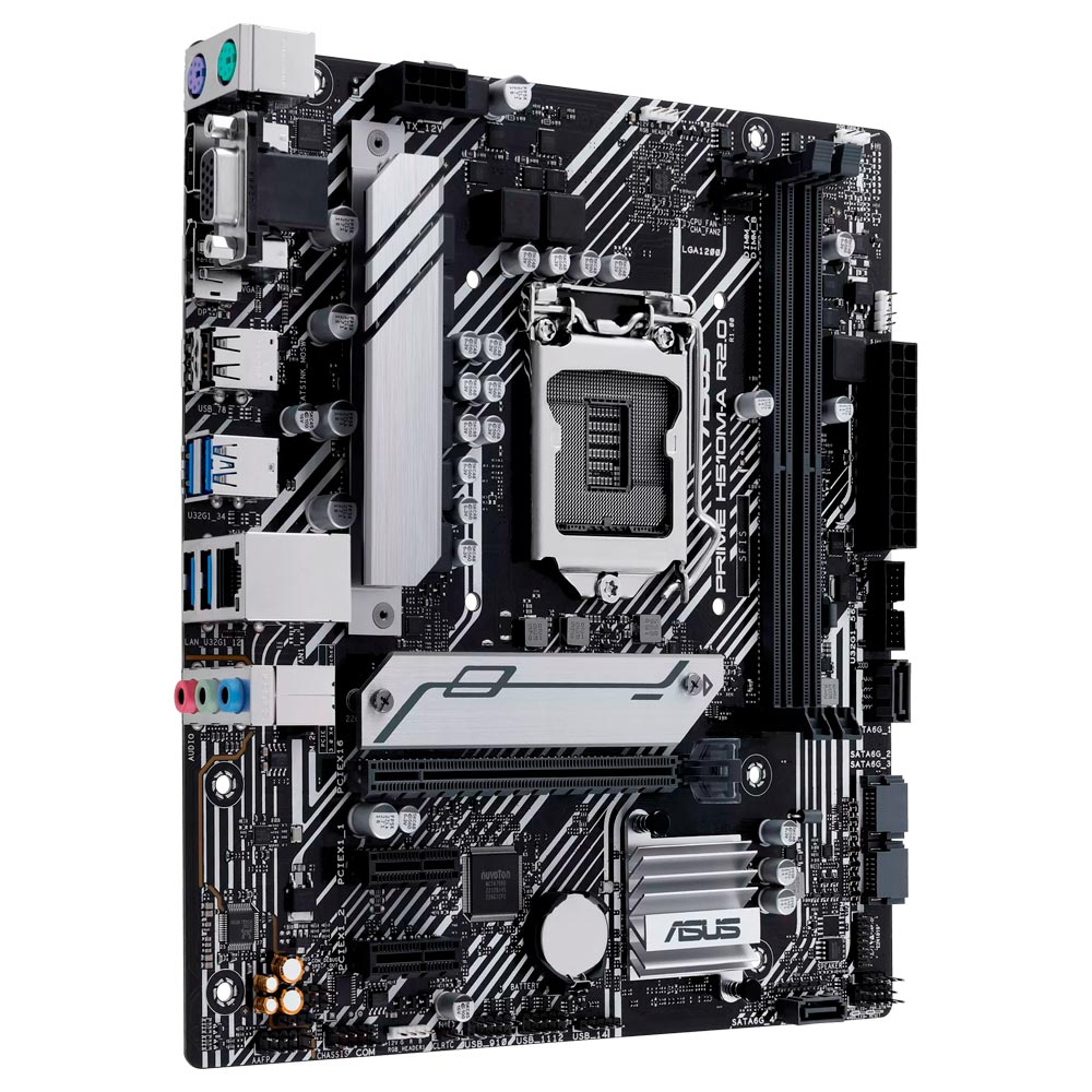 Placa Mãe Asus Prime H510M-A R2.0 Intel Soquete LGA 1200 foto 2
