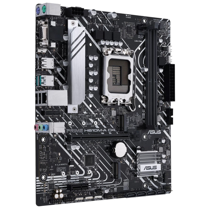 Placa Mãe Asus Prime H610M-A D4 Intel Soquete LGA 1700 foto 1