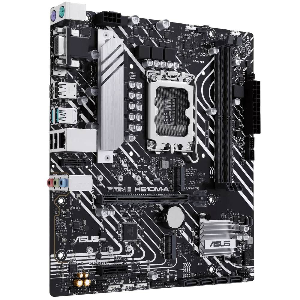 Placa Mãe Asus Prime H610M-A Intel Soquete LGA 1700 foto 2