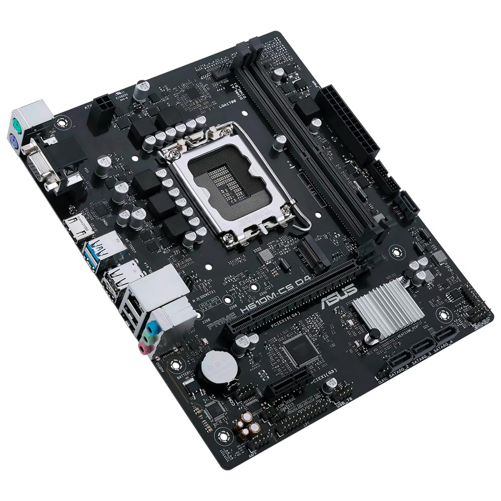 Placa Mãe Asus Prime H610M-CS D4 Intel Soquete LGA 1700 foto 1