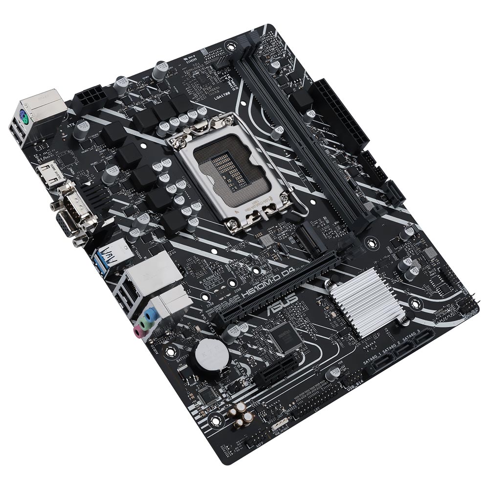 Placa Mãe Asus Prime H610M-D Intel Soquete LGA 1700 foto 1