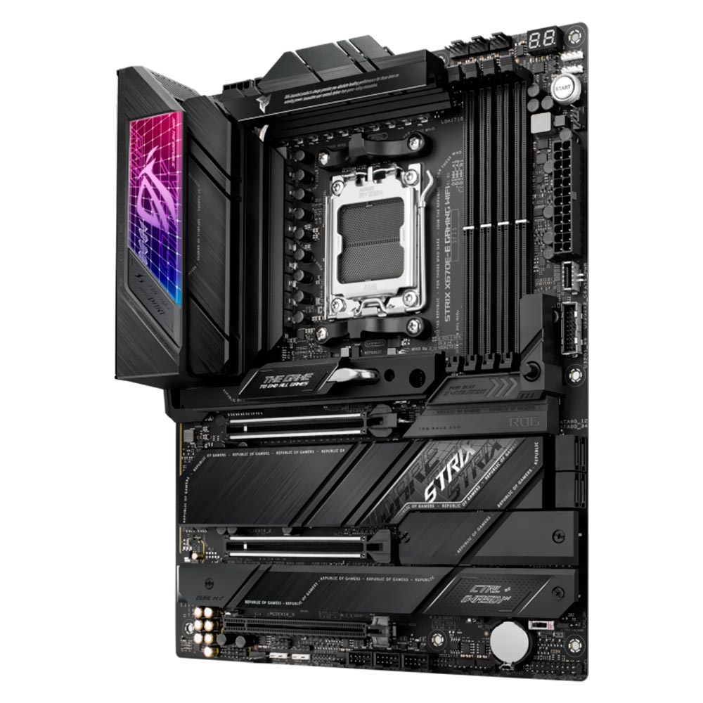 Placa Mãe Asus Rog Strix X670E-E Gaming Wi-Fi AMD Soquete AM5 foto 1