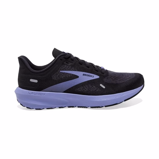 Tênis Brooks Feminino Launch 9 7.5 Preto/Roxo - 1203731B060