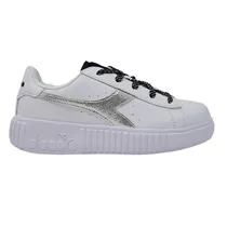 Tênis Diadora Game Step P Branco Infantil US 12.5