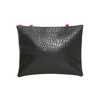 Un Jour Un Sac Little Pocket Croco Noir