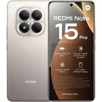 Smartphone Xiaomi Redmi Note 15 Pro DS Lte 12/512GB 6.77" 200+/8MP 45M - Titanium