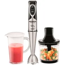 Mixer Mondial Power M-07 - 500W - 1 Velocidade + Turbo - 110V/60HZ - Preto e Prata