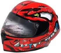 Capacete para Moto LV Cool Helmets P7 -Tamanho XL (61-62) Red Shark