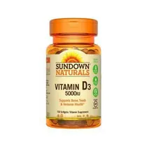 Vitamin D3 5000IU – 150 Softgels – Sundown