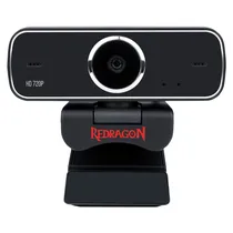 Webcam Redragon Fobos GW600-1 - 720P - USB - Preto