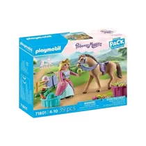 Brinquedo Playmobil Starter Pack Princesa c/Cavalo