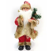 Enfeite de Natal Papai Noel JT25-ZST023 com Lanterna e Música 35CM