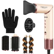 Secador de Cabelo Mondial SM-01-BLDC-CP 5 Em 1 110V - Ceramic Pink