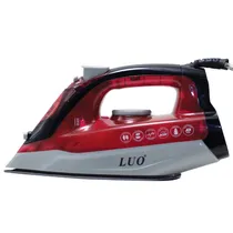 Ferro de Passar A Vapor Luo LU-49540 Steam Iron / 1200W / 220-240V ~ 50/60HZ - Vermelho