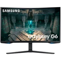 Monitor Curvo Samsung Odyssey G6 32" QHD 1000R 4K 240HZ 1MS Wi-Fi 5 2-HDMI - LS32BG652ENXGO