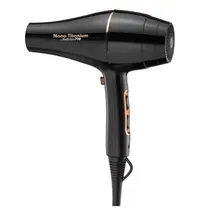 Secador de Cabelo Babylisspro Nano Titanium B6176UZ de 2000W/220V - Rosê Gold/Black