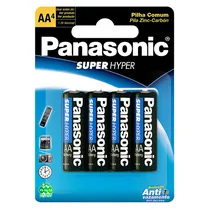 Pilha Comun Panasonic AA c/4 R6P