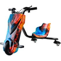 Moto Triciclo Eletrico Interbras Swift N14 / 6.5" / com Bluetooth / LED / 350W - Azul Fuego