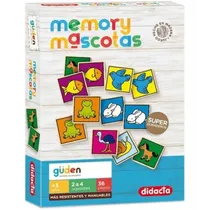 Jogo Da Memória Mascotas Güden Didacta